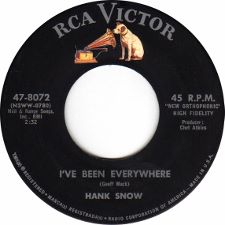 Hank Snow · I've Been Everywhere / Ancient History - 7