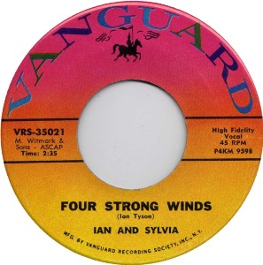 Ian and Sylvia -- Four Strong Winds / C.C. Rider - 7