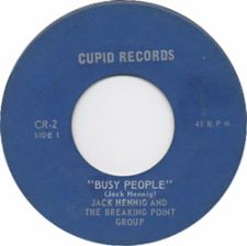 Jack  Hennig and the Breaking Point Group · Busy People / Maybe Tomorrow - 7