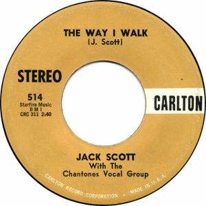 Jack Scott - The Way I Walk / Midgie - 7