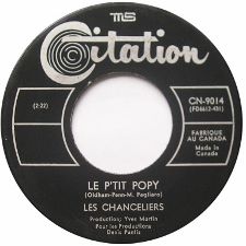 Les Chanceliers - Le p'tit popy / La generation d'aujourd'hui - 7