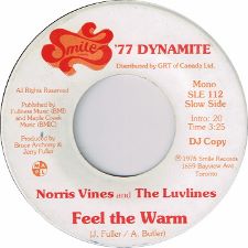  Norris Vines and the Luvlines - Give In / Feel the Warm - 7
