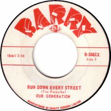 Our Generation · I'm a Man / Run Down Every Street - 7