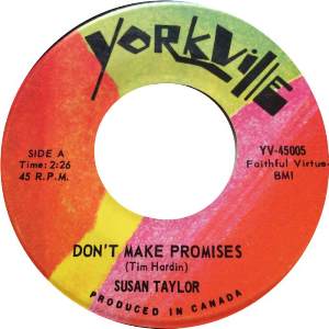 Susan Taylor · Don't Make Promises / Twelfth of Never - 7