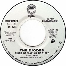 The Diodes -- Tired of Waking Up Tired / Child Star - 7