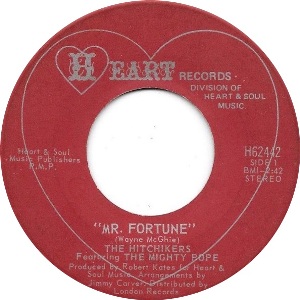 The Hitchikers Featuring the Mighty Pope -- Mr. Fortune / I May Have Been a Fool - 7