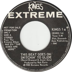 The Kings -- This Beat Goes On / Switchin' to Glide - 7