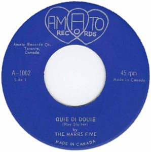 The Marrs Five -- Ouie Di Douie / Remember Those Days - 7