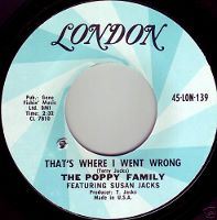 The Poppy Family · That's Where I Went Wrong / Shadows on My Wall - 7