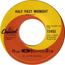 The Staccatos -- Half Past Midnight / Weatherman - 7