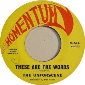 The Unforscene · These Are the Words / You and Me - 7